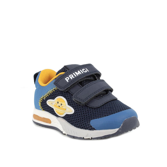 Sneakers da bambino blu con luci