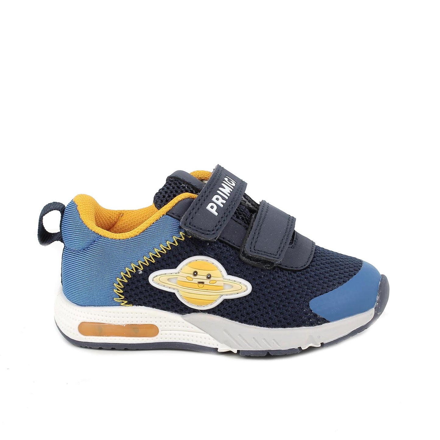 Sneakers da bambino blu con luci