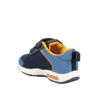 Sneakers da bambino blu con luci