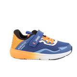 Sneakers da bambino navy-arancione