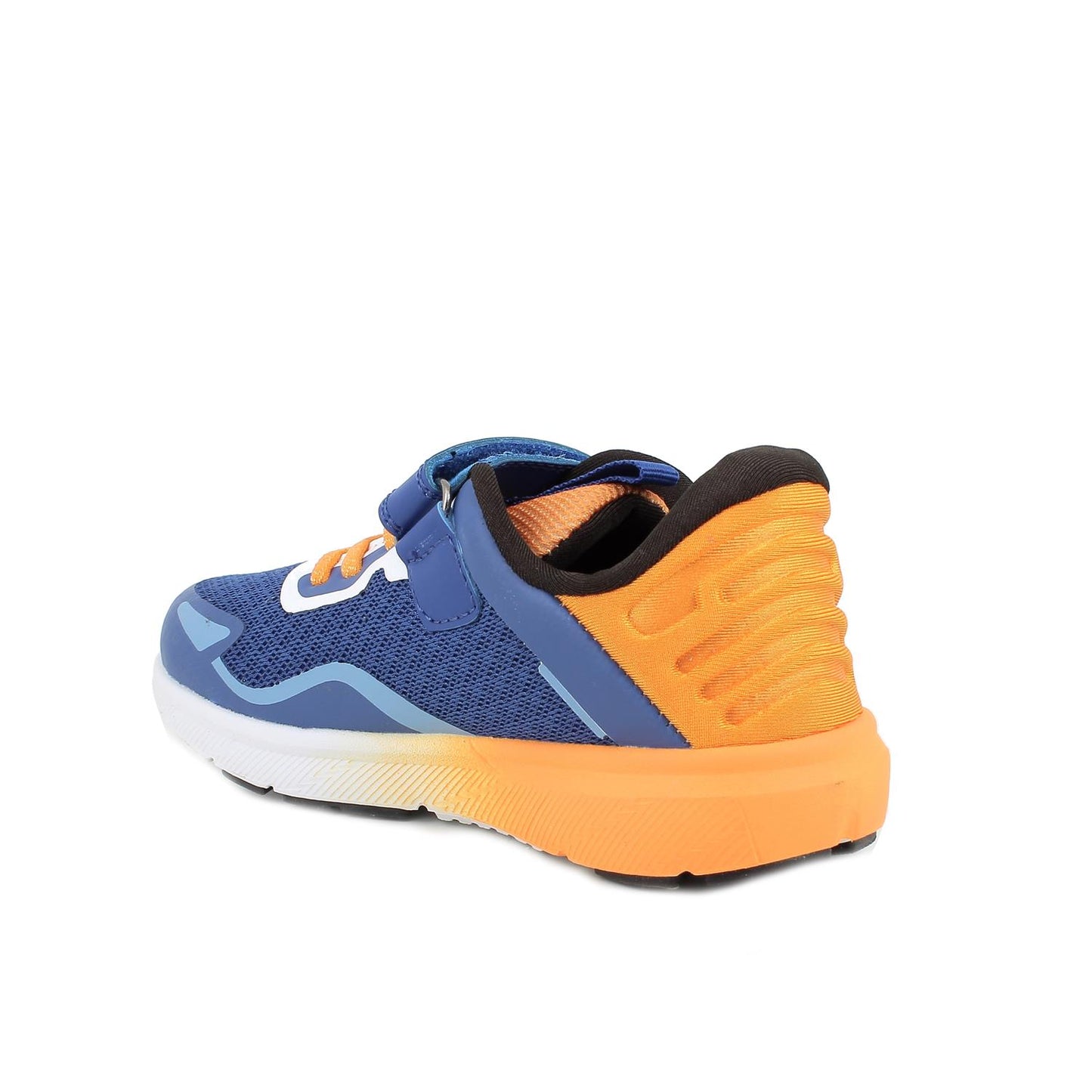 Sneakers da bambino navy-arancione