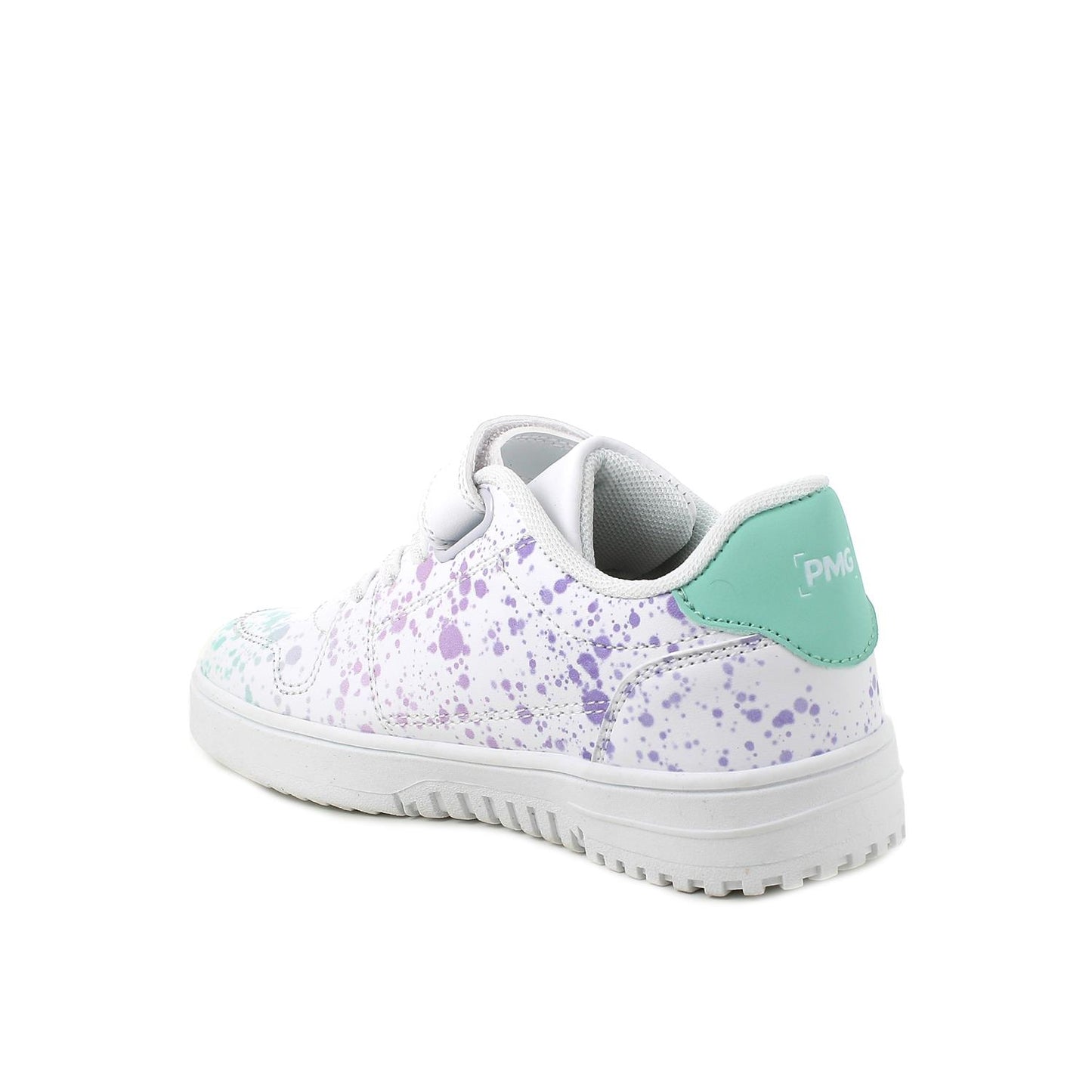 Sneakers da bambina bianco-viola