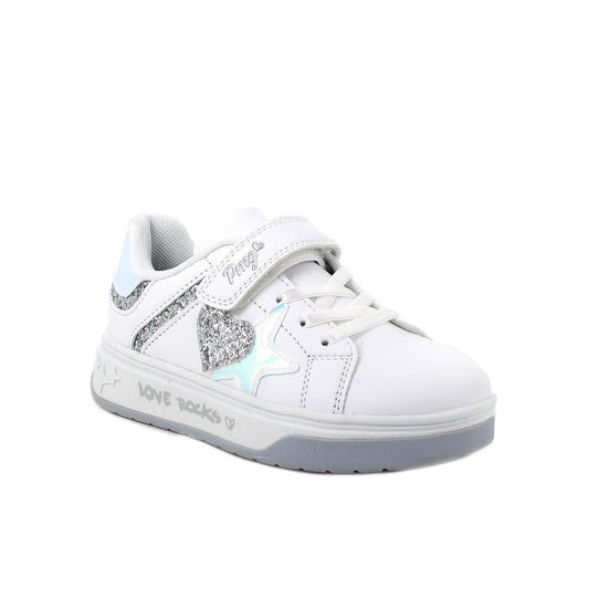 Sneakers da bambina bianco