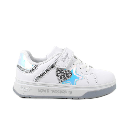 Sneakers da bambina bianco