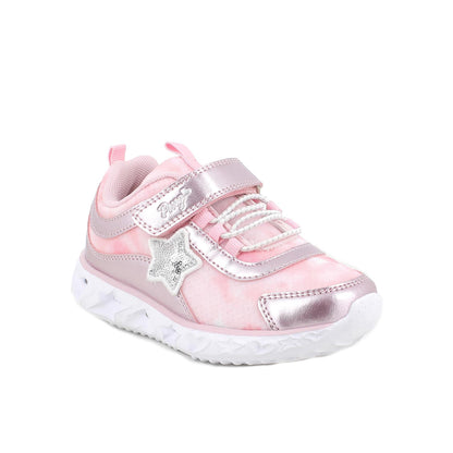 Sneakers da bambina rosa-rame
