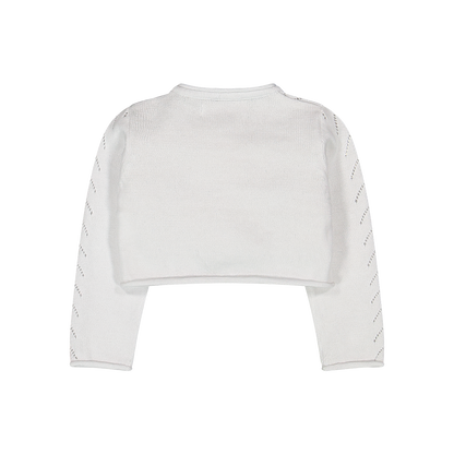 Giacchina coreana in tricot per neonata
