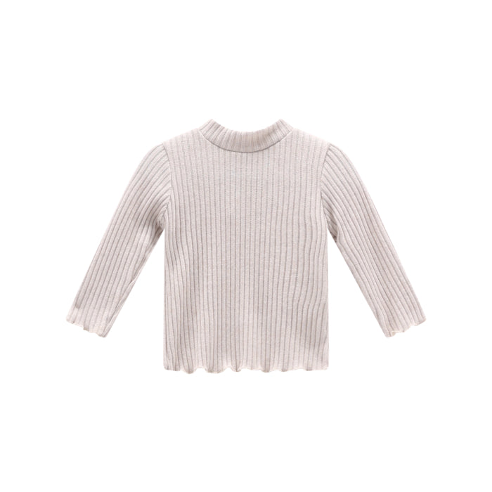 Maglia a costine per bambina