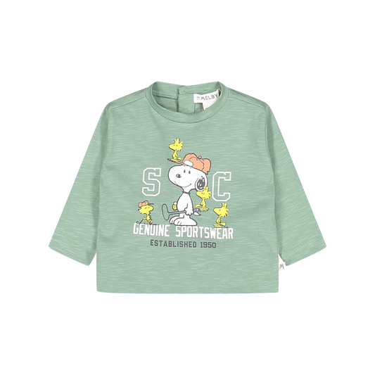 T-shirt a manica lunga da bambino in jersey