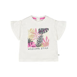 T-shirt con stampa per neonata