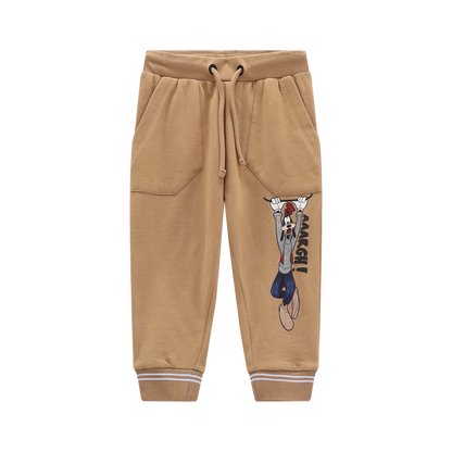 Pantalone jogger a tema Pippo in felpa per bambino