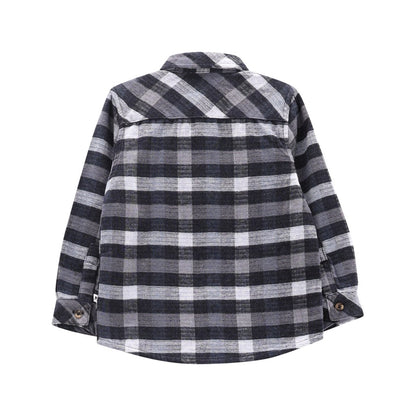 Camicia in flanella a quadri per bambino