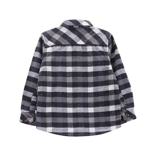 Camicia in flanella a quadri per bambino