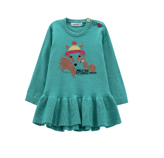Abito in tricot da bambina