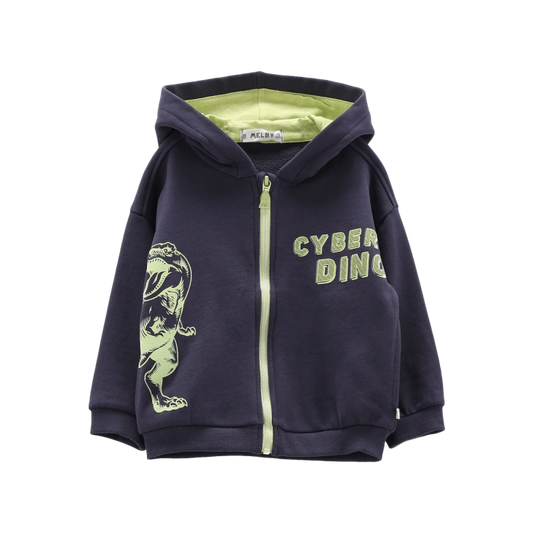 Felpa con zip e cappuccio da bambino