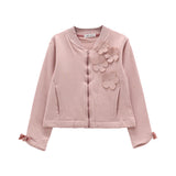 Giacca in felpa stretch per bambina