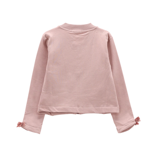 Giacca in felpa stretch per bambina