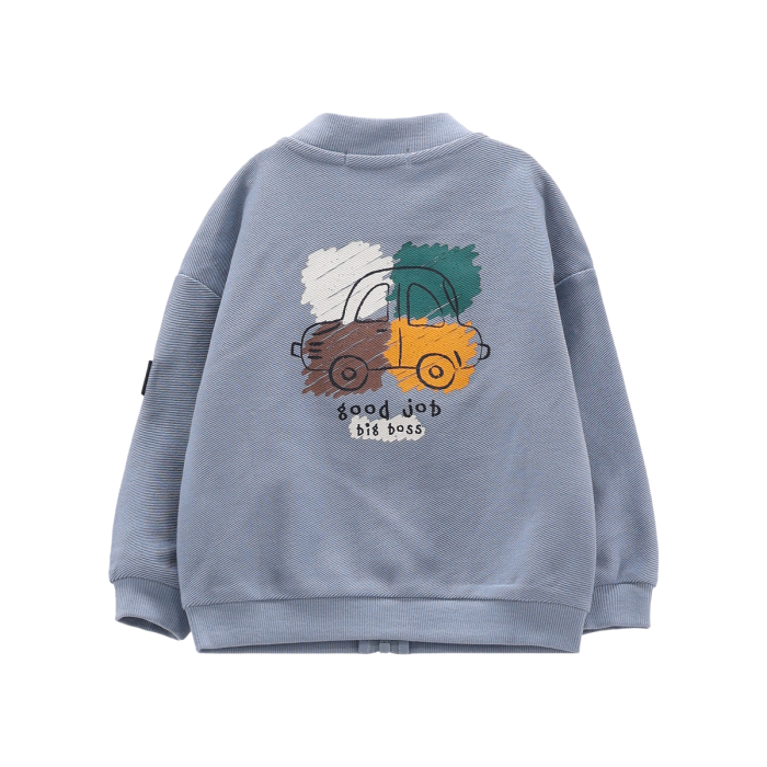 Felpa con zip da bambino