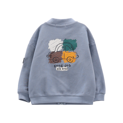 Felpa con zip da bambino