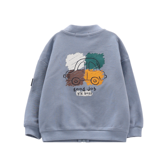 Felpa con zip da bambino
