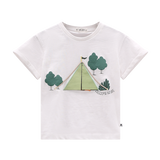 T-shirt fantasia bosco per bambino