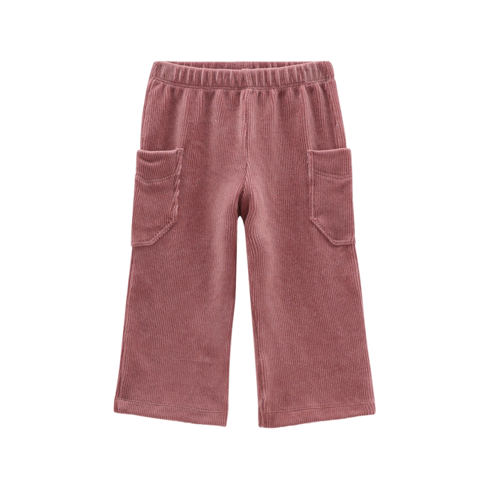 Pantalone in ciniglia stretch per bambina