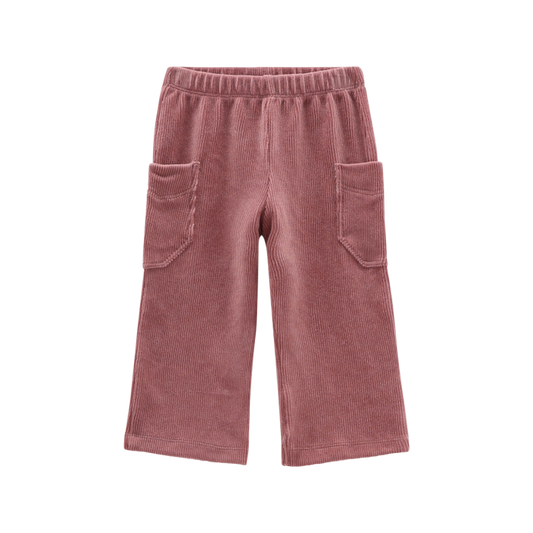 Pantalone in ciniglia stretch per bambina
