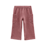Pantalone in ciniglia stretch per bambina