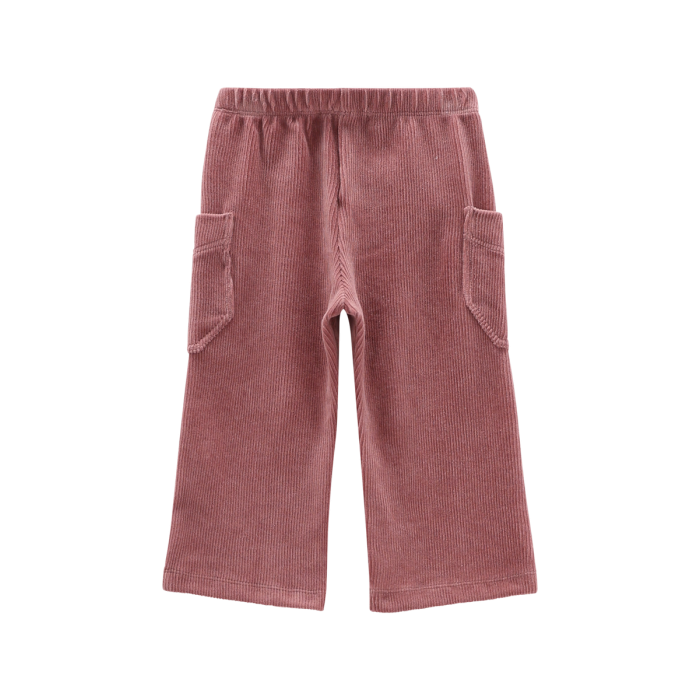 Pantalone in ciniglia stretch per bambina