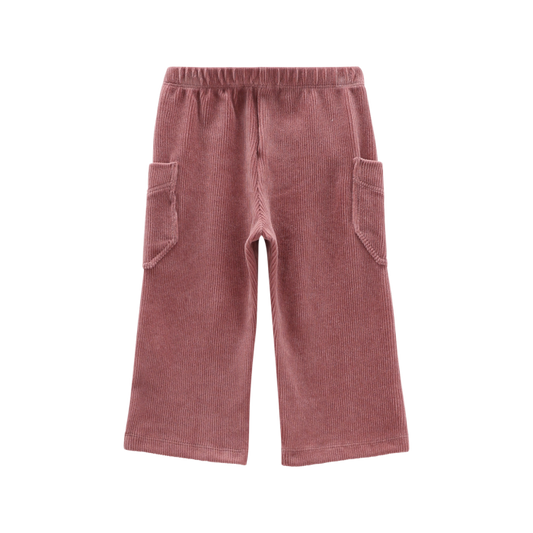 Pantalone in ciniglia stretch per bambina
