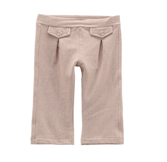 Pantalone in felpa stretch per bambina