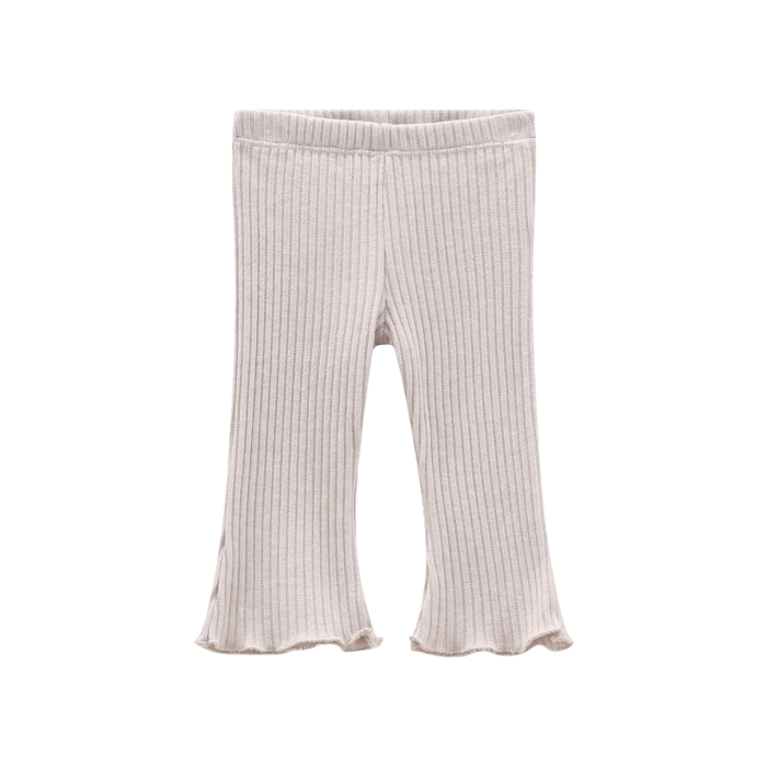 Leggings a costina per bambina