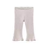 Leggings a costina per bambina