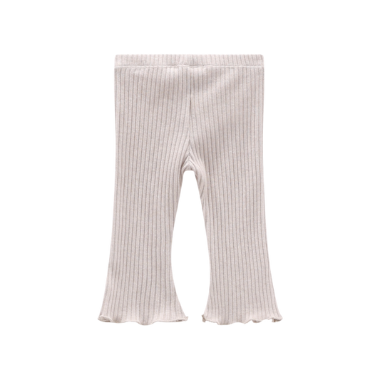 Leggings a costina per bambina