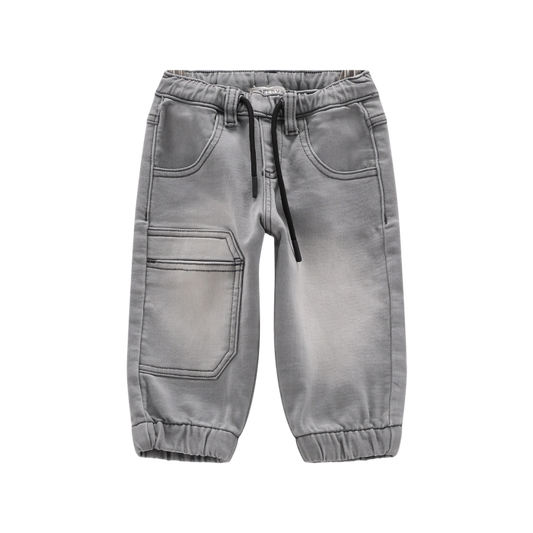 Pantalone finto jeans da bambino