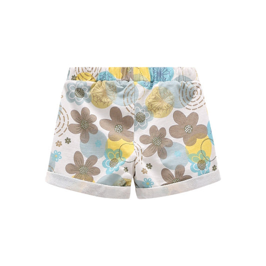 Bermuda in felpa stampata per bambina