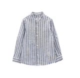 Camicia rigata in misto lino per bambino