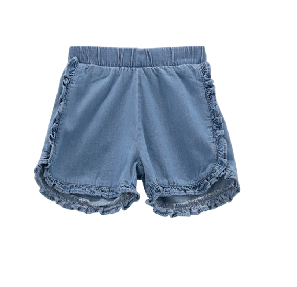 Bermuda chambray da bambina