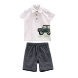 Completo polo e bermuda da bambino