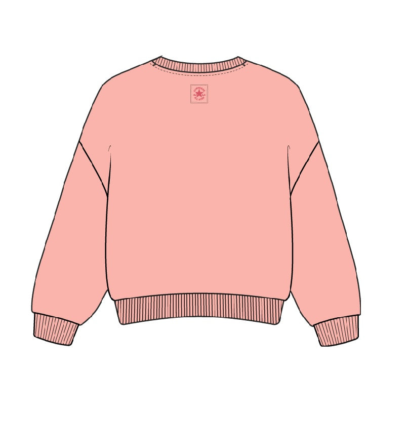 Felpa CONVERSE - RELAXED BOXY GRAPHIC CREW