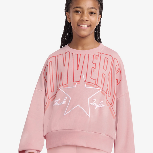 Felpa CONVERSE - RELAXED BOXY GRAPHIC CREW
