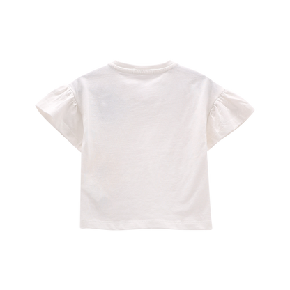 T-shirt con applicazioni per bambina