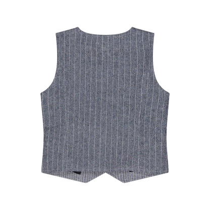 Gilet misto lino per ragazzo