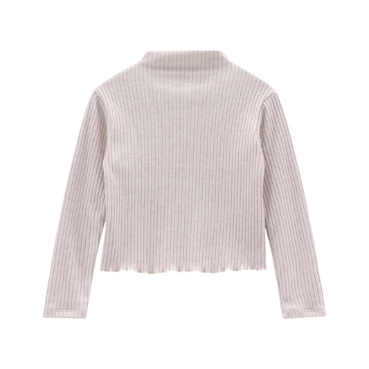 Maglia a costina per ragazza