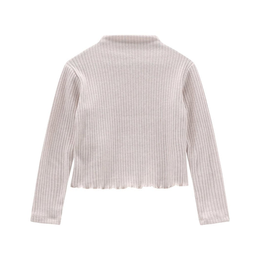 Maglia a costina per ragazza