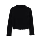 Maglia a costina per ragazza