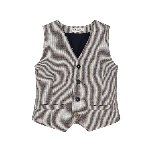 Gilet rigato per bambino