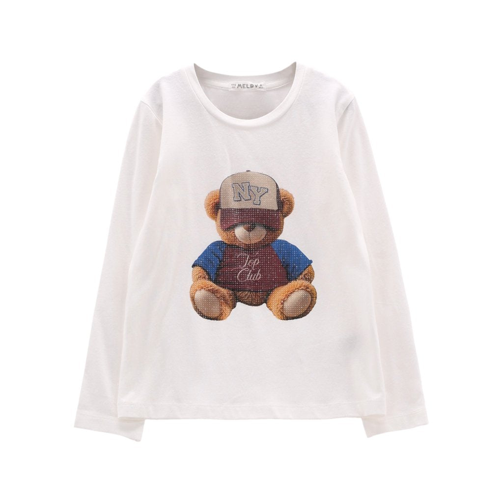 T-shirt a manica lunga per ragazza