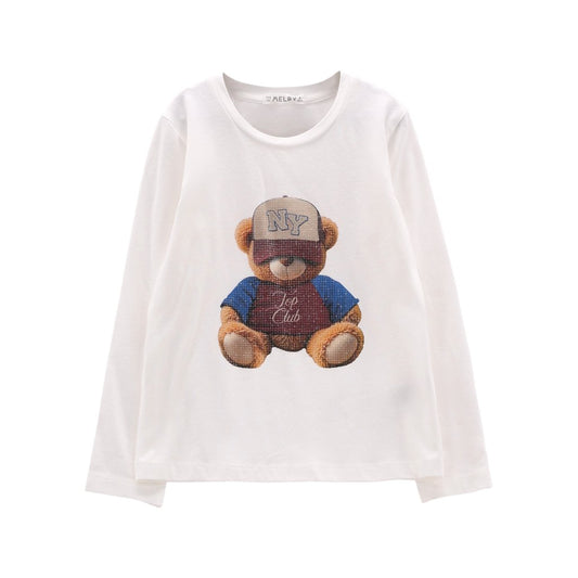 T-shirt a manica lunga per ragazza