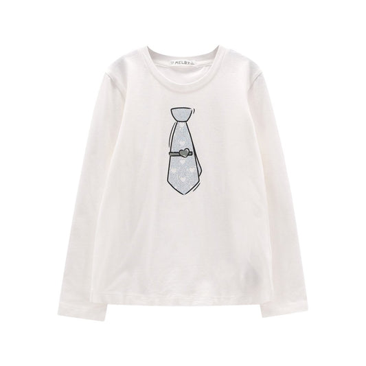 T-shirt a manica lunga per ragazza