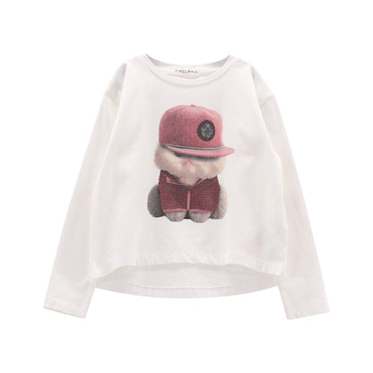 T-shirt a manica lunga per ragazza